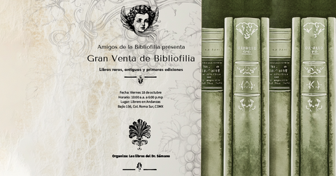 Venta de Bibliofilia 2024: Un Tesoro Literario en Librero en Andanzas