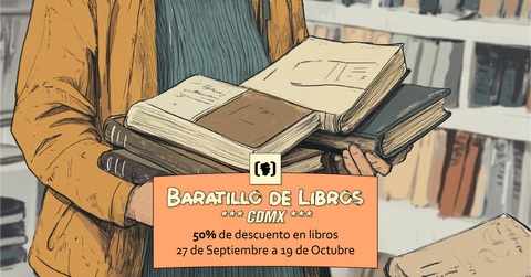 Baratillo de Libros: Una Fiesta Literaria con 50% de Descuento en Todos los Títulos