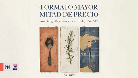 FORMATO MAYOR · MITAD DE PRECIO (7–11 OCT)