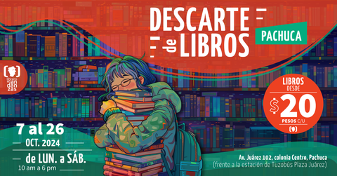 Gran Venta de Descarte: Libros desde $20 en la Librería del Centro de Pachuca