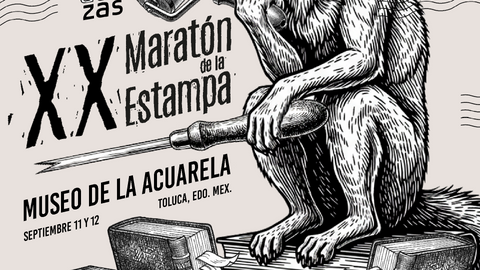 Vamos al XX Maratón de la Estampa (Toluca): 11–12 de septiembre