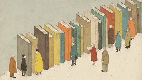 Mercado de Libros Morisko: una mesa con libros para perderse