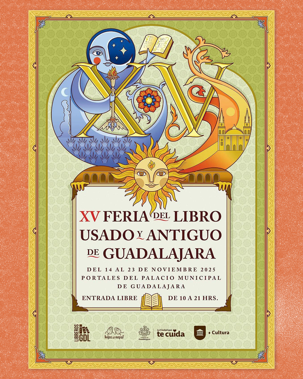 Librero en Andanzas en la XV Feria del Libro Usado y Antiguo de Guadalajara