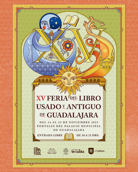 Librero en Andanzas en la XV Feria del Libro Usado y Antiguo de Guadalajara