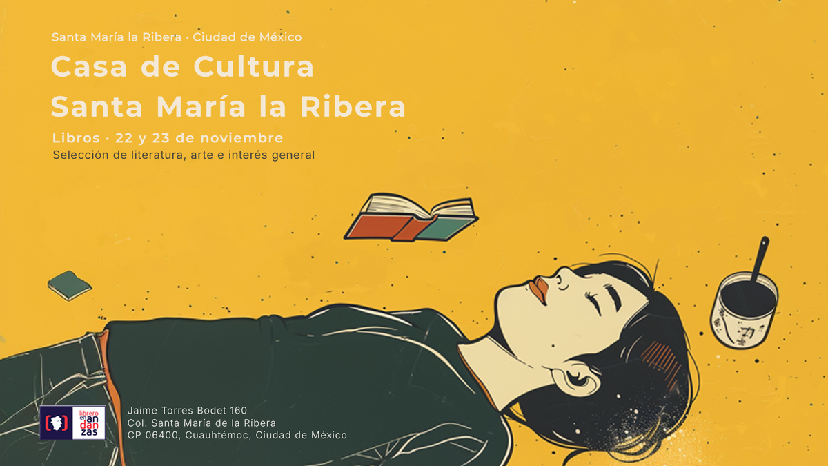 Librero en Andanzas en el Torres Bodet: libros para pasear y quedarse un rato