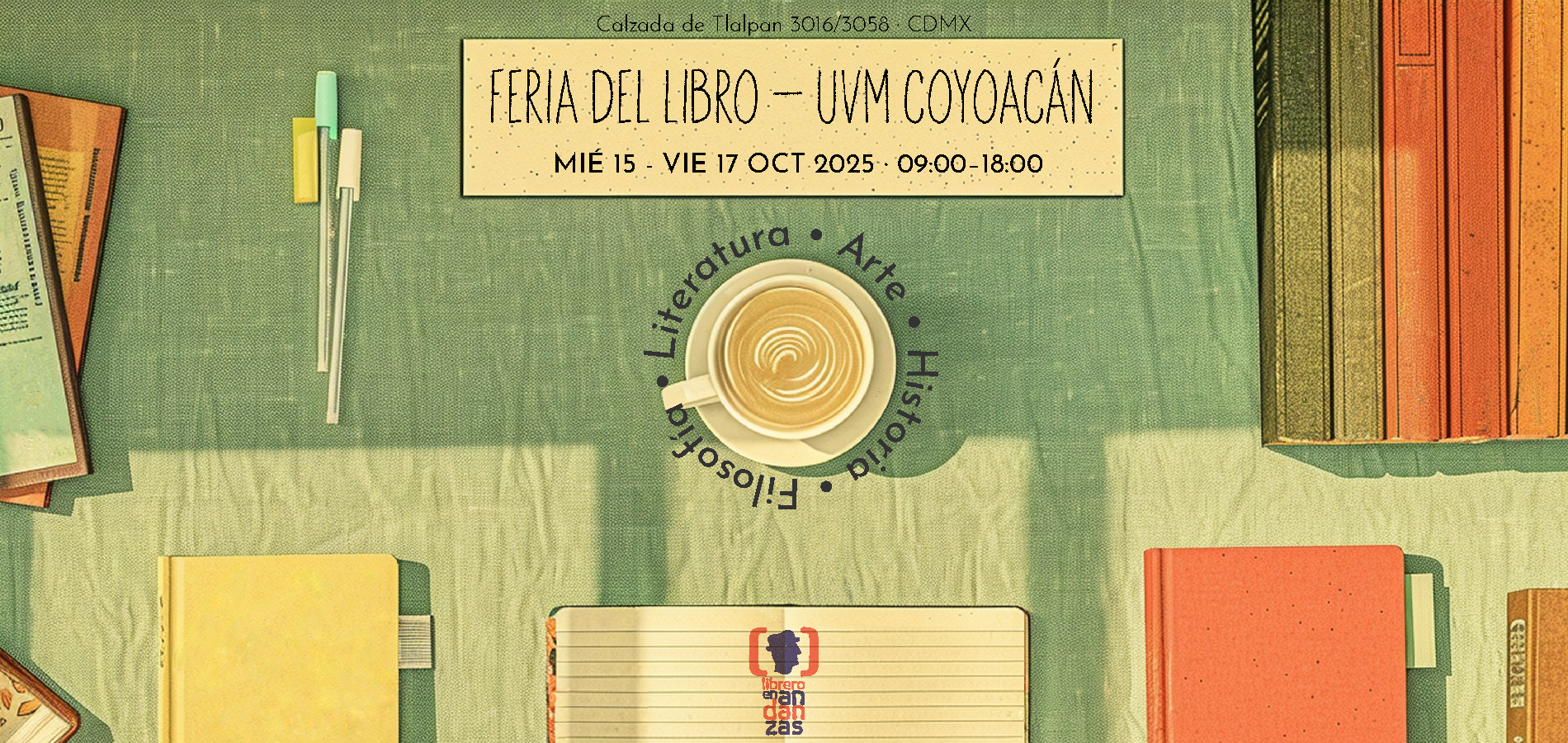 Feria del Libro en UVM Coyoacán: libros que piensan contigo