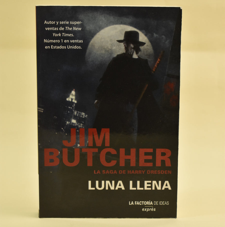 Portada de Luna llena, de Jim Butcher